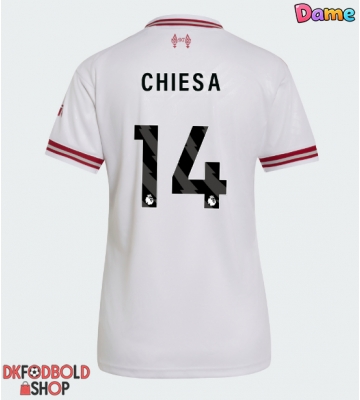 Liverpool Federico Chiesa #14 Udebanetrøje Dame 2026-27 Kort ærmer Liverpool Federico Chiesa #14 Udebanetrøje Dame 2026-27 Kort ærmer